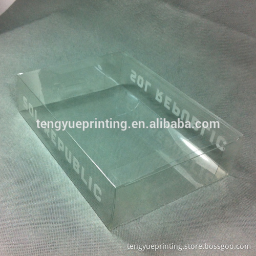 clear box/clear pvc packaging box/customized packaging box